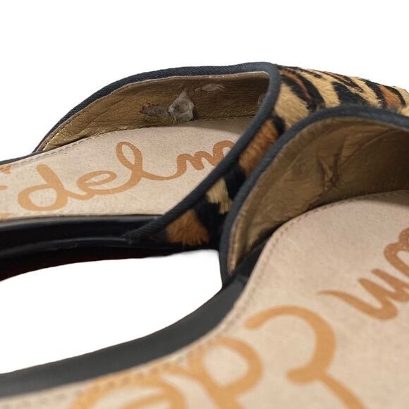 Sam Edelman leopard Riley d'orsay flats women’s size 6 - Picture 5 of 9